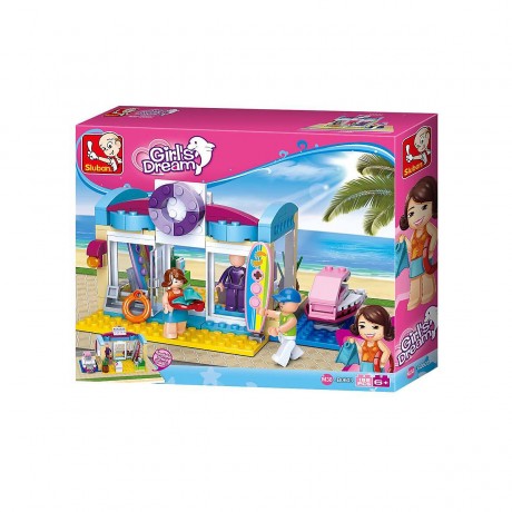 Sluban Klemmbausteine Strandgeschaft (192 Teile) Пляжный магазин (192 шт.)