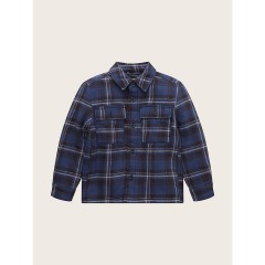 TOM TAILOR Jacken Hemdjacke mit Karomuster   Ubergangsjacken Жакеты Жакет-рубашка в клетку Демисезонные жакеты