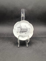 Тарелка декоративная винтажная AK Kaiser "Фрайбург", сувенирная, фарфор, 11 см, Германия, 1970-80гг.