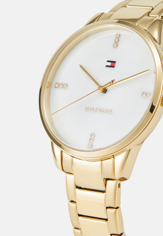 Tommy Hilfiger DIAL WITH ACCENTS Watch gold-coloured ЦИФЕРБЛАТ С АКЦЕНТАМИ Часы золотого цвета