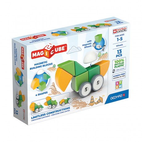 Geomag Geomag Magicube 4 Shapes Recycled Wheels 13  Teile Колеса Geomag Magicube 4 Shapes Recycled Wheels 13 шт.