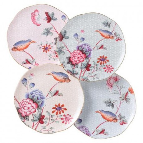 Wedgwood Wedgwood 'Harlequin Collection Cuckoo' Desserteller-Set 4-tlg. 21 cm Wedgwood "Harlequin Collection Cuckoo" Набор десертных тарелок из 4 предм. 21 см