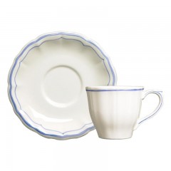 Gien Fayencerie Gien 'Filets Bleus' Kaffee-/Tee-Untertasse 15,3 cm Gien "Filets Bleus" Блюдце для чая/кофе 6 дюймов