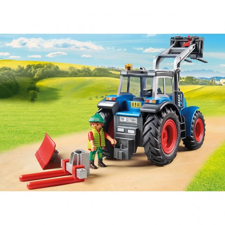 PLAYMOBIL PLAYMOBIL 71004 Grosser Traktor mit Zubehor Большой трактор PLAYMOBIL 71004 с принадлежностями