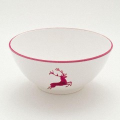 Gmundner Keramik Gmundner Keramik Bordeauxroter Hirsch Schussel d: 23 cm / 1,5 L Миска Gmundner ceramics Bordeaux из благородного оленя d: 23 см / 1,5 л