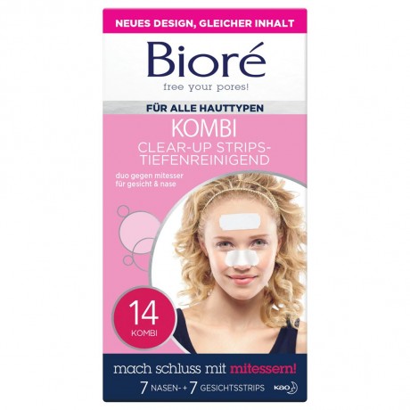 Biore Kombi Clear-Up Strips Tiefenreingend  Combo Clear-Up Strips Глубокое очищение