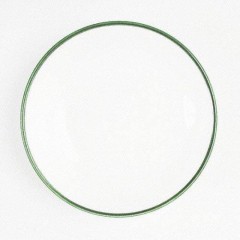 Gmundner Keramik Gmundner Keramik Gruner Rand Suppenteller Cup 20 cm Gmundner Ceramics Чашка для супа с зеленым ободком 20 см