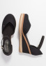 Tommy Hilfiger BASIC CLOSED TOE MID WEDGE Wedges black БАЗОВЫЙ ЗАКРЫТЫЙ НОСОК СРЕДНЯЯ СТАТЬЯ Танкетка черный