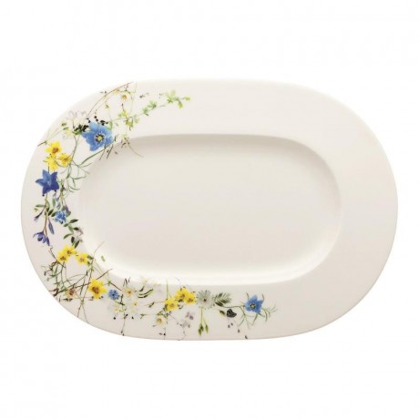 Rosenthal Rosenthal Brillance Fleurs des Alpes Platte 34x24 cm Rosenthal Brilliance Fleurs des Alpes Тарелка 34x24 см