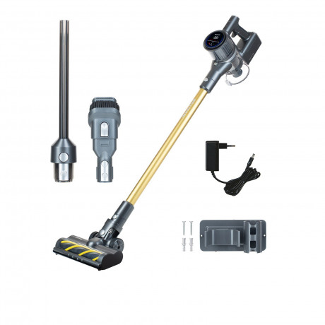 Genius Genius Akku-Stielstaubsauger INVICTUS X8 PRO Akkustaubsauger Set 12-tlg. Handstaubsauger, beutellos HEPA Filter, 400 Watt Wechselbarer Akku  Беспроводной пылесос Genius INVICTUS X8 PRO Беспроводной пылесос, набор из 12 предметов. Ручной пылесос, HE