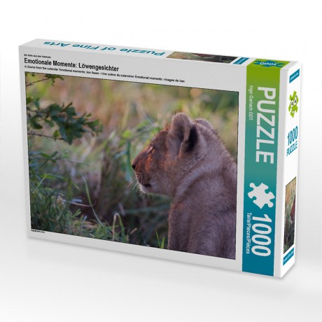CALVENDO Puzzle CALVENDO Puzzle Emotionale Momente: Lowengesichter Пазл CALVENDO Puzzle Эмоциональные моменты: львиные морды