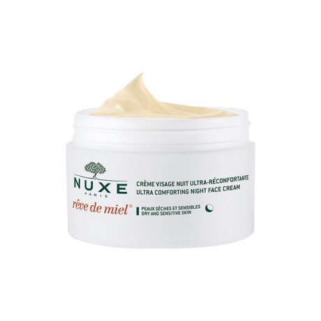 Nuxe (Нюкс) Nahrende Pflege Ultra Comforting Night Face Cream Ночной Крем для лица Reve de Miel, Fuss trockene und sensible Haut / 50 мл