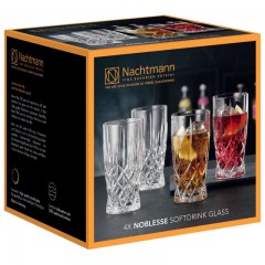 Nachtmann Nachtmann Noblesse Softdrinkglas / Bierglas Set 4-tlg. h: 146 mm / 350 m Набор стаканов для безалкогольных напитков/пивных стаканов Nachtmann Noblesse, 4 шт. высота: 146 мм / 350 м