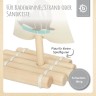 bieco Kinder Boot Spielzeug Holz 20x18 cm Badewannenspielzeug Wasserspielzeug Badespass Badespielzeug Детская игрушка-лодочка из дерева 20x18 см