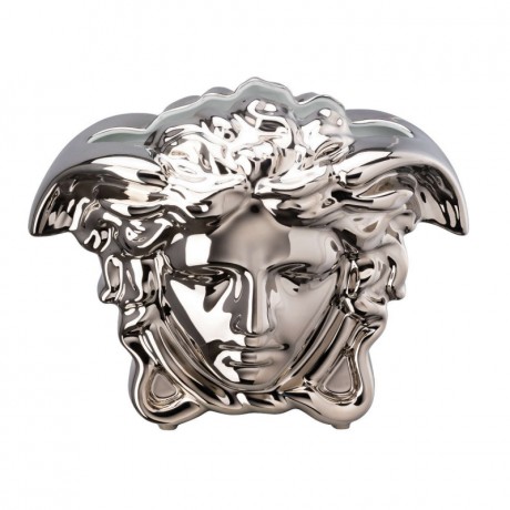 Rosenthal meets Versace Rosenthal Versace Medusa Grande Vase silver h: 30 cm Ваза Rosenthal Versace Medusa Grande, серебро, высота: 30 см