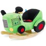 bieco Schaukelpferd Plusch Traktor Schaukeltier 60 cm Baby Wippe Holz Spielzeug ab 9 M Schaukeltiere Лошадка-качалка Плюшевый трактор Животное-качалка 60 см Детская качалка Деревянная игрушка от 9 м Животные-качалки