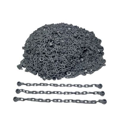 LEGO LEGO Ketten Dunkelgrau - Dark Bluish Gray 30104 - NEU - 10x LEGO Chains Dark Grey — темно-голубовато-серый 30104 — НОВИНКА — 10 шт.