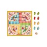 Janod Rauswurf-Spiel\/ Ludo-Spiel Carrousel Kicking Game / Ludo Game Carrousel