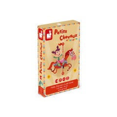 Janod Rauswurf-Spiel\/ Ludo-Spiel Carrousel Kicking Game / Ludo Game Carrousel