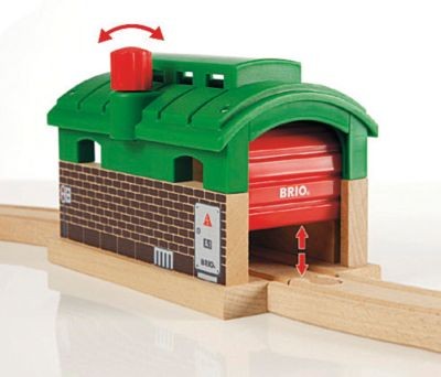 BRIO Lokschuppen mit Tor Локомотивное депо с воротами