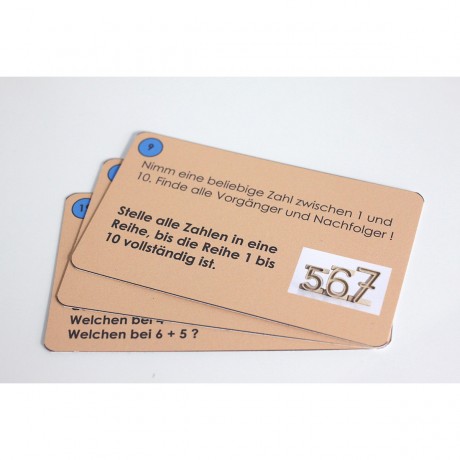 Wissner aktiv lernen Aufgabenkartchen fur Stapelzahlen (deutsch) Карточки с заданиями для номеров стопок (немецкий)