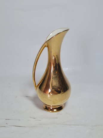 Ваза-кувшин винтажная Eigl Austria с изображением Зеефельда (Тироль), фарфор, 13 см, Австрия, 1970-80гг.