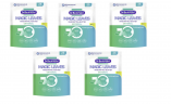 Dr. Beckmann Magic Leaves Waschmittelblatter Universal Fruhlingsfrisch 5Stk (125pcs), Листы для стирки универсальные для белого и цветного белья со свежим ароматом, 5 упаковок по 25 шт (125шт)