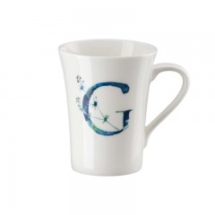 Hutschenreuther Hutschenreuther Flower Alphabet Becher mit Henkel G-Galium album 0,40 L Кружка Hutschenreuther Flower Alphabet с ручкой Альбом G-Galium 0,40 л