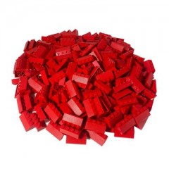 LEGO LEGO 2x4 Dachsteine Rot - 500 Stueck - Red 3037 NEU Черепица LEGO 2x4 красная - 500 штук - Красный 3037 НОВИНКА