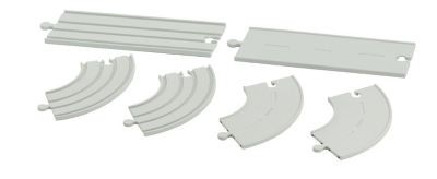 PLANTOYS Planworld Strassen und Schienen Erweiterung Set C Autospielesets Дополнительный набор Planworld Roads and Rails C Наборы для игр с машинками