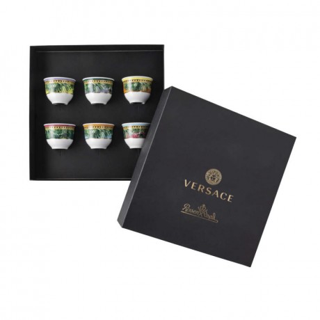 Rosenthal meets Versace Rosenthal Versace Jungle Animalier Becher klein ohne Henkel Set 6-tlg. 0,08 L Rosenthal Versace Jungle Animalier Кружка маленькая без ручки набор из 6 предм. 0,08 л