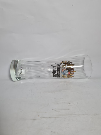 Немецкий пивной бокал винтажный Prinzregent Luitpold / Rastal, стекло, 0.5 л, 25 см, Германия, 1980-90гг.