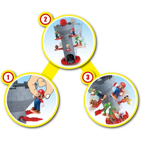 EPOCH Super Mario  Blow Up! Shaky Tower Супер Марио Увеличить! Шаки Тауэр
