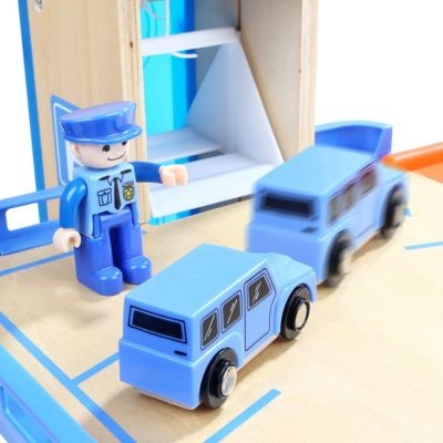 TOPBRIGHT Holz Parkhaus Spielset Игровой набор в деревянном гараже