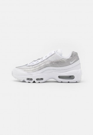 Nike Sportswear AIR MAX 95 Sneaker low white/metallic silver AIR MAX 95 низкие кроссовки женские белый/серебристый металлик