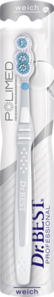 Зубная щётка Dr.Best Professional Polimed weich, адаптируется к анатомии зубов, мягкая, 1 шт.