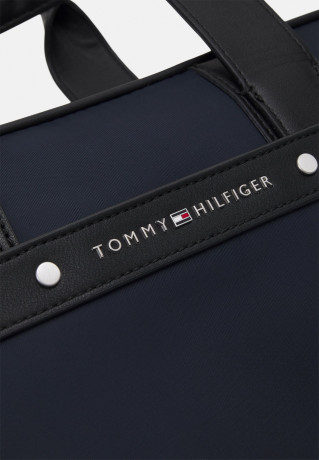 Tommy Hilfiger CENTRAL REPREVE COMPUTER BAG UNISEX Briefcase space blue CENTRAL REPREVE КОМПЬЮТЕРНАЯ СУМКА УНИСЕКС Портфель космический синий