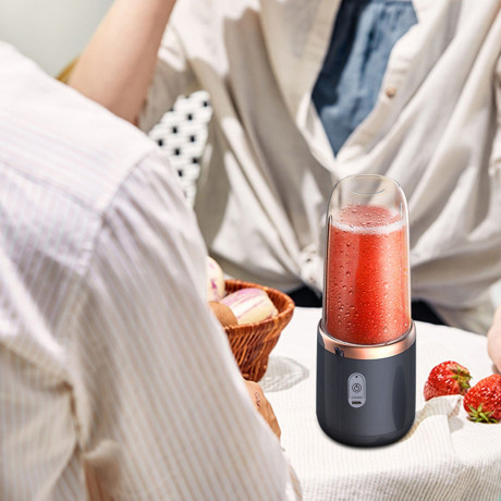 PRANITE PRANITE Smoothie-Maker Mixer fur Smoothies und Shakes, Tragbarer Mixer Smoothie Maker, 40,00 W, USB Wiederaufladbarer 1200mAh Mini-Mixer mit 6 Klingen fur Saft PRANITE Smoothie Maker Блендер для смузи и коктейлей, портативный блендер Smoothie Mak