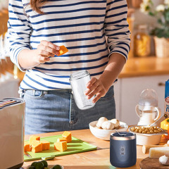 PRANITE PRANITE Smoothie-Maker Mixer fur Smoothies und Shakes, Tragbarer Mixer Smoothie Maker, 40,00 W, USB Wiederaufladbarer 1200mAh Mini-Mixer mit 6 Klingen fur Saft  PRANITE Smoothie Maker Блендер для смузи и коктейлей, портативный блендер Smoothie Mak