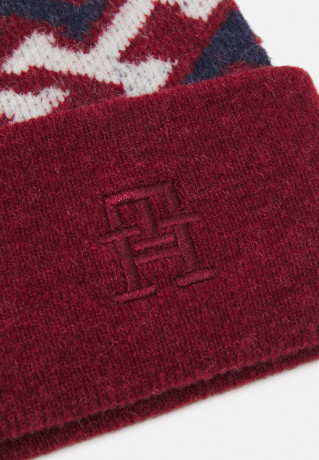 Tommy Hilfiger ICONIC MONOGRAM BEANIE Beanie corporate ICONIC МОНОГРАММА ШАПКА Шапочка корпоративный