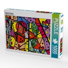 CALVENDO Puzzle CALVENDO Puzzle Popart Kirschen Пазл CALVENDO Пазл поп-арт вишни