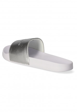 Tommy Hilfiger METALLIC  Pool slides silber METALLIC Шлепанцы для бассейна серебро