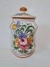 CERAMICHE D´ARTE PARRINI Керамическая банка с крышкой для хранения продуктов, 19см, Италия, 1960-70гг. 