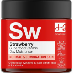 Dr Botanicals Strawberry Superfood Day Moisturiser  Дневной увлажняющий крем с клубникой Superfood