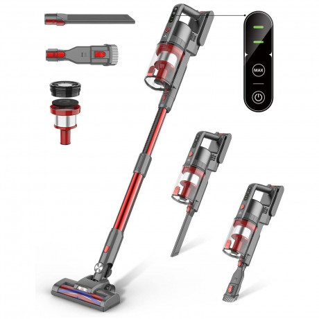 OKWISH OKWISH Akku-Handstaubsauger Handstaubsauger Autostaubsauger Staubsauger Bodenstaubsauger Kabellos, 2 in 1 20000 Pa 12000mAh Akku fur Wohnungen Auto mit LED Licht  Беспроводной ручной пылесос OKWISH, ручной пылесос, автомобильный пылесос, напольный 