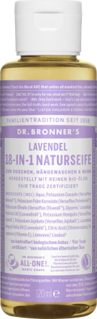 Dr.Bronner's (Доктор Броннерс) 18-IN-1 Naturseife Органическое мыло Lavendel, 120 мл