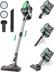 Vactidy Vactidy Akku-Hand-und Stielstaubsauger, 200,00 W, Beutellos, Blitz V8 Kabelloser Staubsauger mit abnehmbarem Akku, 22KPa Saugkraft  Беспроводной ручной пылесос Vactidy, 200,00 Вт, без мешка, беспроводной пылесос Blitz V8 со съемным аккумулятором, 