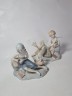 Lladro Винтажные статуэтки "Мальчик с дудочкой" и "Девушка с вазой", 2шт х 15см х 16см, Германия, 1960-70гг.
