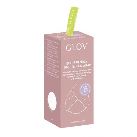 GLOV Hair Wrap Sport White  Повязка для волос Sport White
