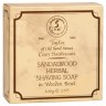 Taylor of Old Bond Street Sandalwood Herbal Shaving Hard-Soap in Wooden Bowl  Твердое мыло для бритья Sandalwood Herbal в деревянной миске